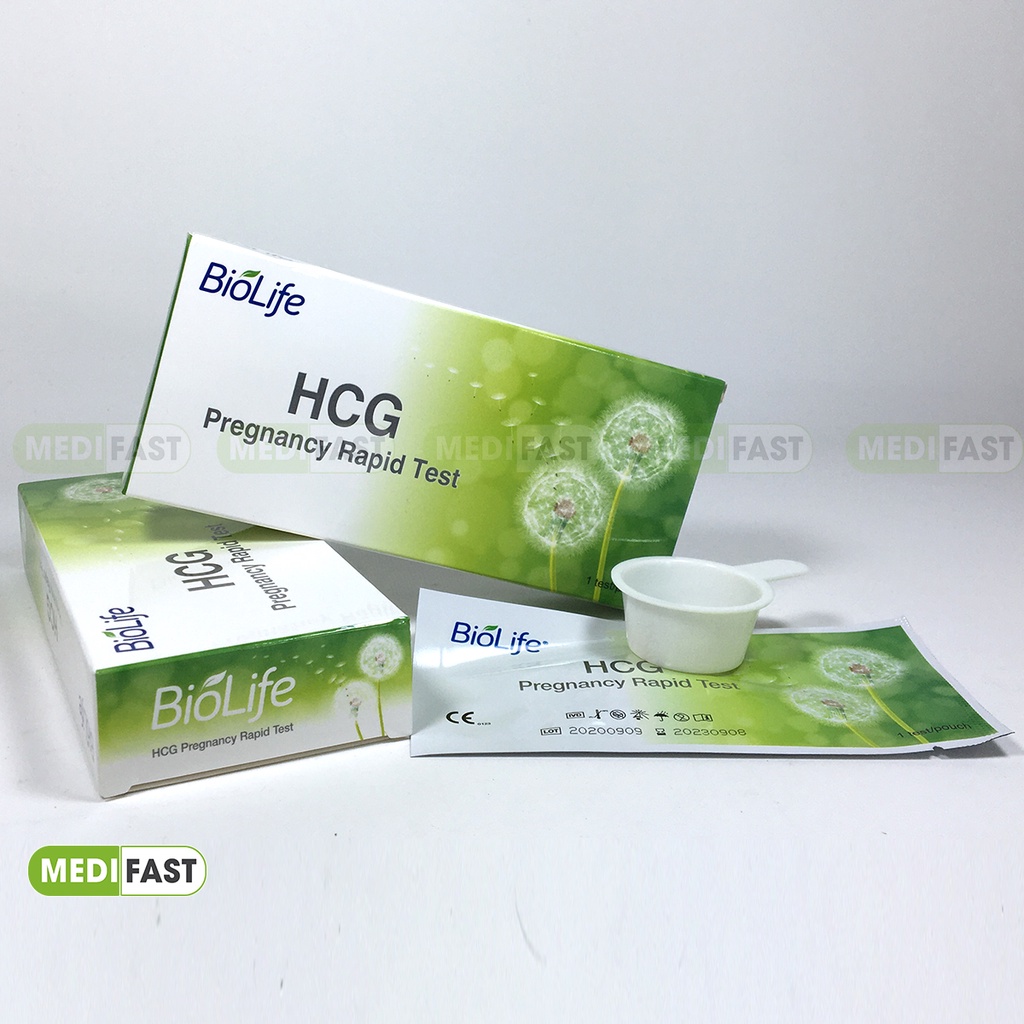 Que thử thai HCG Biolife - test thai nhanh, chính xác, giao hàng kín đáo, che tên