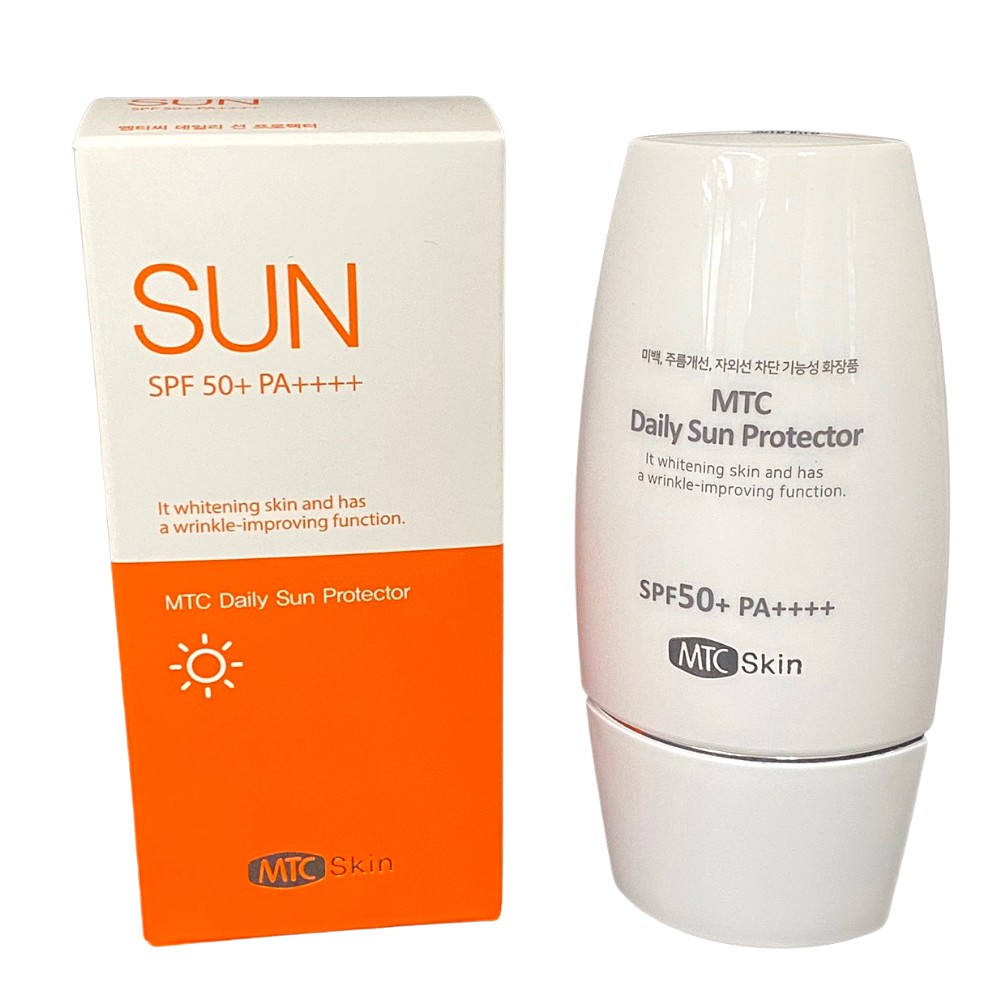 Kem nền chống nắng Blemish Balm, Daily Sun Protector- MTC Skin dưỡng da mịn màng, trắng sáng, mờ vết nhăn