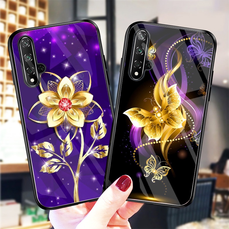 Ốp Lưng HUAWEI NOVA 5T Ốp kính bóng cao cấp mới nhất