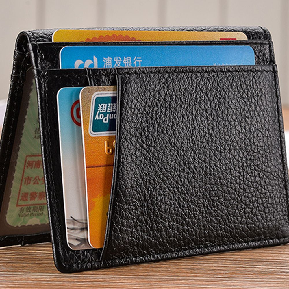 [COD] Bifold Purse Small Business Wallet for Driver License with 8 Card Slots Credit Card Holders