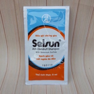 Dầu gội chống gàu selsun gói 5ml, dây 10 gói