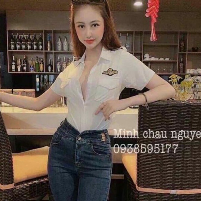 Áo sơ mi cơ trưởng hot hit vải cao cấp