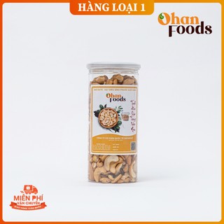 Hạt Điều Bình Phước OhanFood Loại 1 Hàng Công Ty Rang Muối Vỡ Đôi Sạch Vỏ 1 kg, Bao Test, Bao Đổi Trả