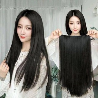 Tóc kẹp dải 6 phím chữ U, tóc giả kẹp dải thẳng