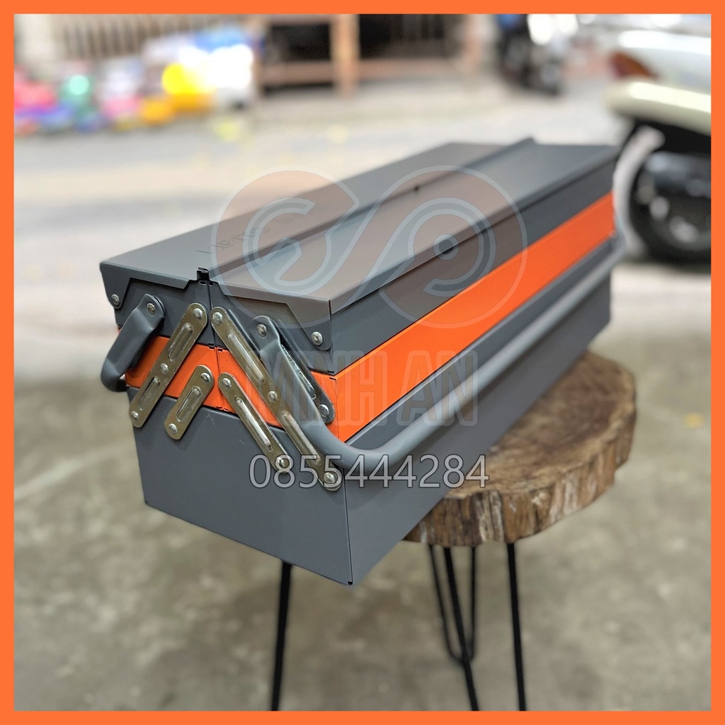 Thùng đựng đồ nghề dụng cụ bằng thép [CAO CẤP] KIRITO - thùng đồ nghề thép 5 ngăn