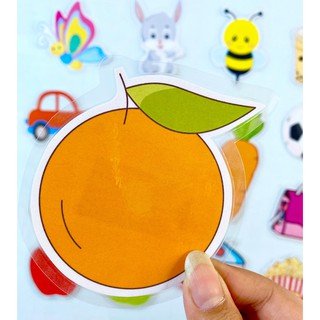Mẫu vật hình dễ thương ép plastic ( 10 hình giống nhau)