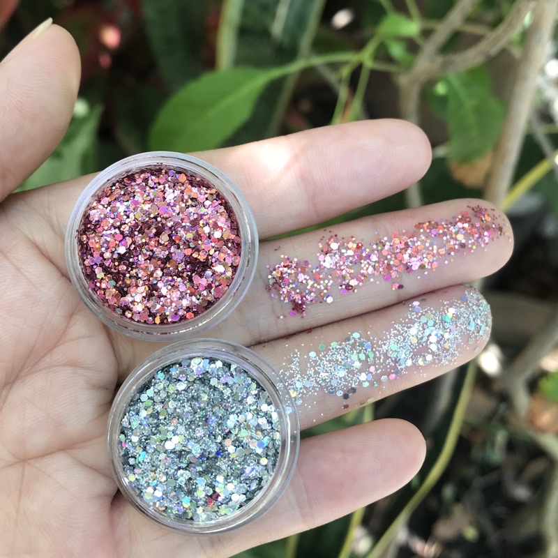 Nhũ kim tuyến ngũ sắc set 6 màu siêu sáng-1