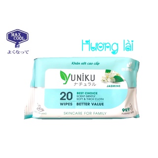 10 gói khăn ướt Yuniku 20 tờ