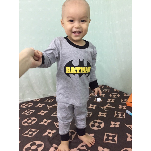 [NEXT] Set/bộ quần áo thu đông Batman cho bé trai  từ 2 đến 7 tuổi - Hàng xuất xịn