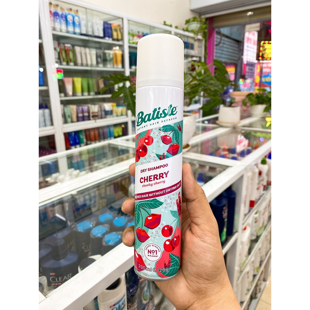 Dầu Gội Khô Tươi Mát Giúp Làm Phồng Tóc Batiste Dry Shampoo Volume 200ml