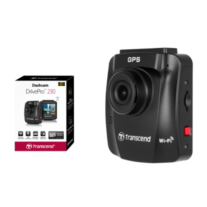 Camera Hành Trình Transcend DrivePro 230 (Kèm Thẻ Nhớ 32Gb)