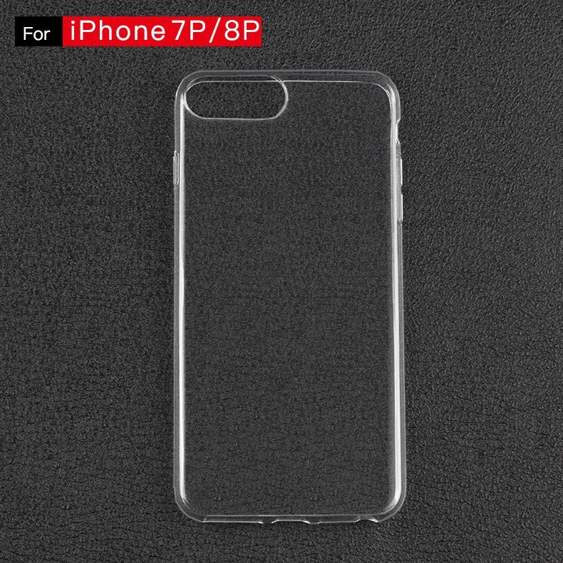 Ốp lưng silicone dẻo trong suốt cho iPhone 11/12 Pro Max/Mini/Xs Max/X/Xs/Xr/6/6S/7/8 Plus/5/5S/SE/4/4S siêu mỏng 0.5 mm