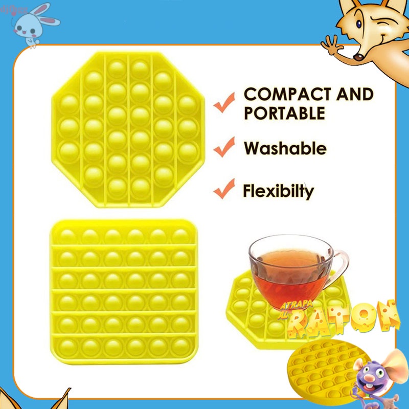 【Giao hàng nhanh】POP it giá rẻ nhất  fidget Bubble Sensory toy Móc Chìa Khóa Gắn Đồ chơi nhấn bong bóng giải tỏa căng thẳng an toàn sức khỏe cho các bé