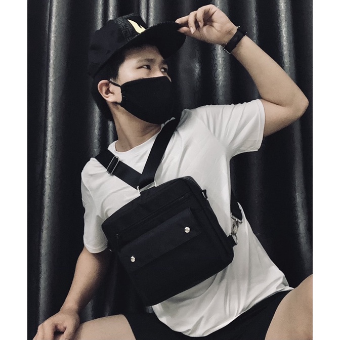 Balo mini và túi đeo chéo unisex MESSBAG LUXURY Self-Design Four {Real Picture}