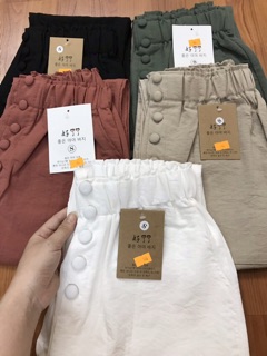 Quần đũi 5 cúc bọc vải
