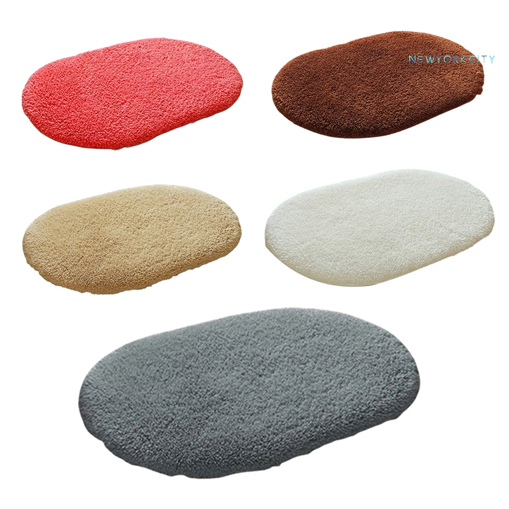 Thảm Chùi Chân Polyester Chống Trượt Thấm Hút Tốt Màu Sắc Đơn Giản