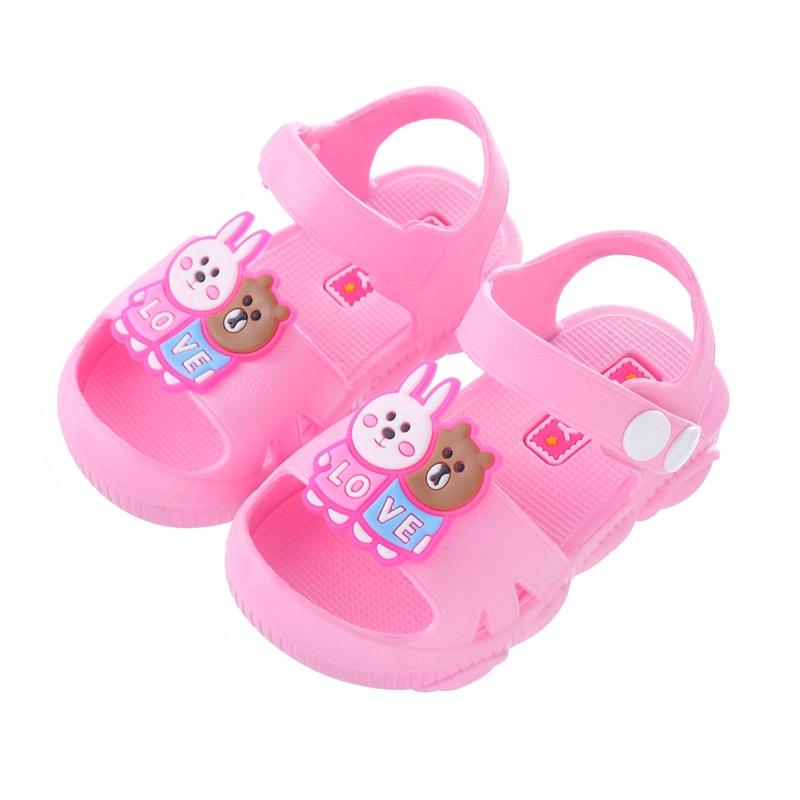 Giày sandal Baotou đế mềm chống trượt kiểu mùa hè cho bé 1-3 tuổi