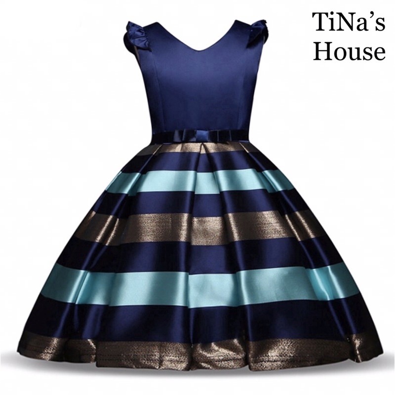 Đầm Công Chúa Kiểu Dáng Sát Nách, Cổ Tim vs Phối Nơ... Cho Bé Từ 02-07Tuổi.