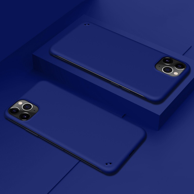 Ốp lưng PC cứng mỏng không viền bề mặt nhám màu trơn cho iPhone 13 12 Mini XR X XS Max 11 Pro 6 6S 7 8 Plus 12 13 Pro Max | BigBuy360 - bigbuy360.vn