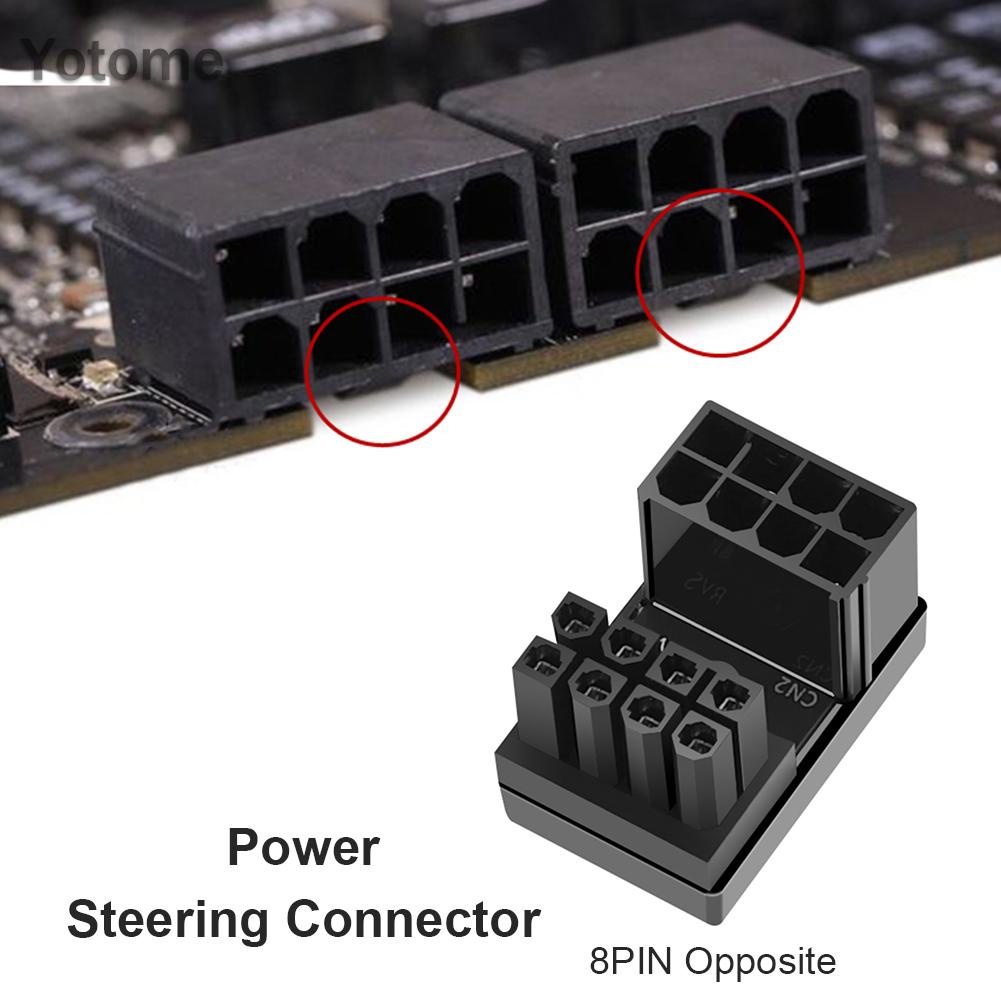 Đầu Chuyển Đổi Yotome Atx 8pin 6pin Sang 8pin 6pin 180 Độ Cho Máy Tính Để Bàn Gpu | BigBuy360 - bigbuy360.vn