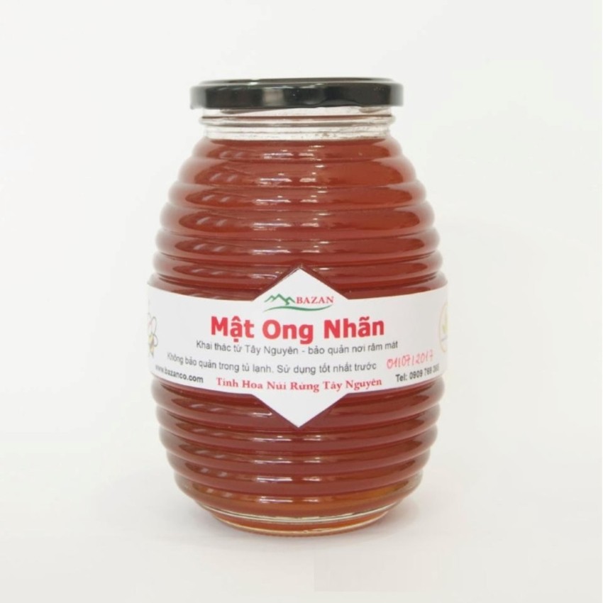 Hũ Đựng Gia Vị Thủy Tinh 750ml (combo 3 hủ) mẫu con ong nắp thiếc đen – Hũ đựng mật ong, yến chưng, dầu dừa, thức uống