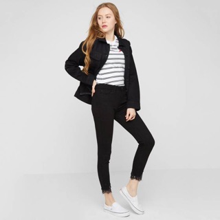 Quần jeans đen Li xuất xịn