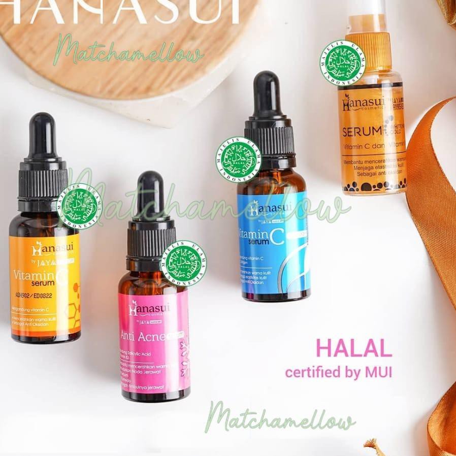 (Hàng Mới Về) Serum Trà Xanh Hanasui Nguyên Chất Bpom Vàng Trị Mụn Trứng Cá Vit C E 5.5