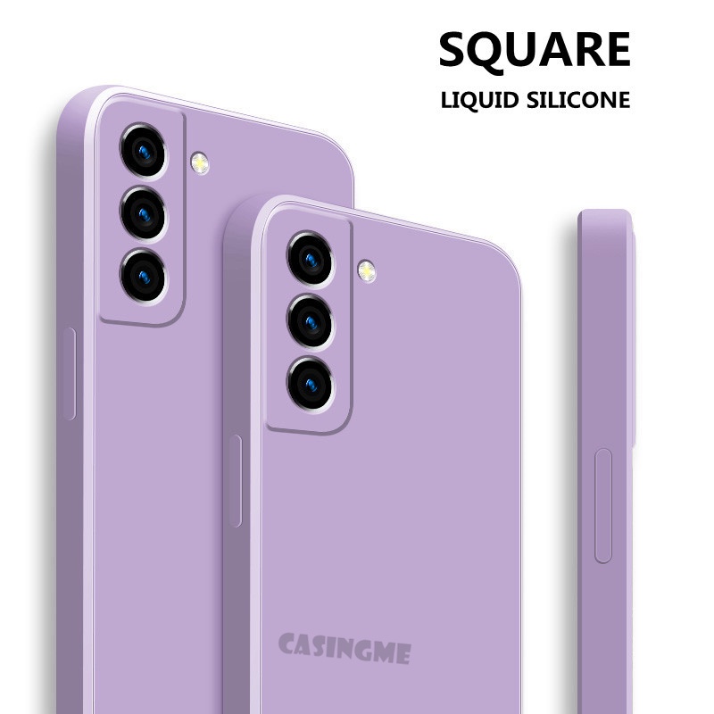 Ốp Điện Thoại Silicon Dẻo Hình Vuông Chống Sốc Cho Samsung Galazy S23 FE S22 S21 S21FE 5G S23Ultra S 21 FE Ultra 4G