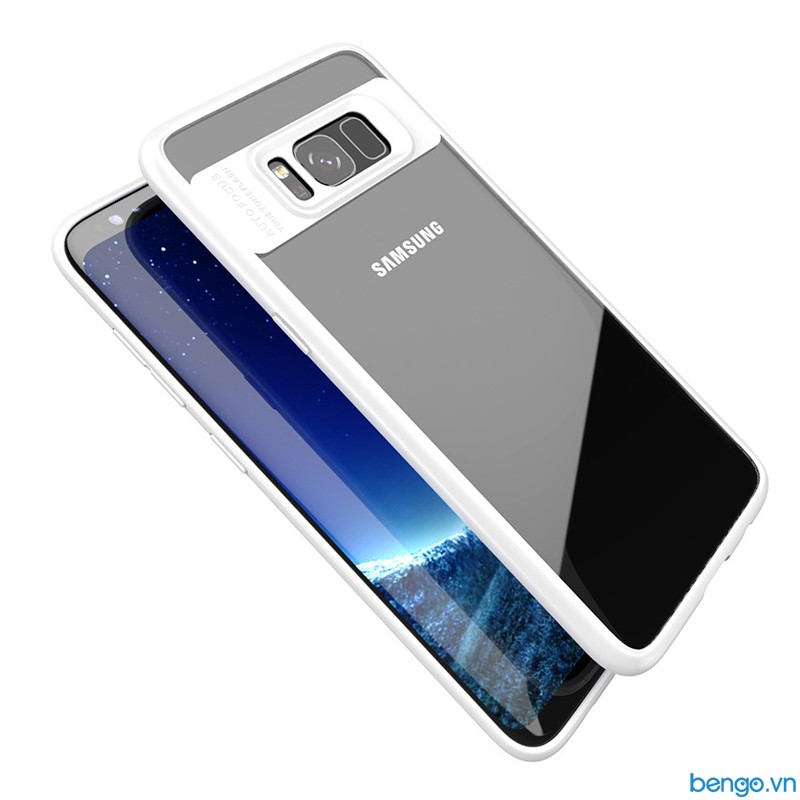 Ốp lưng Samsung Galaxy S8 IPAKY trong suốt viền nhựa dẻo