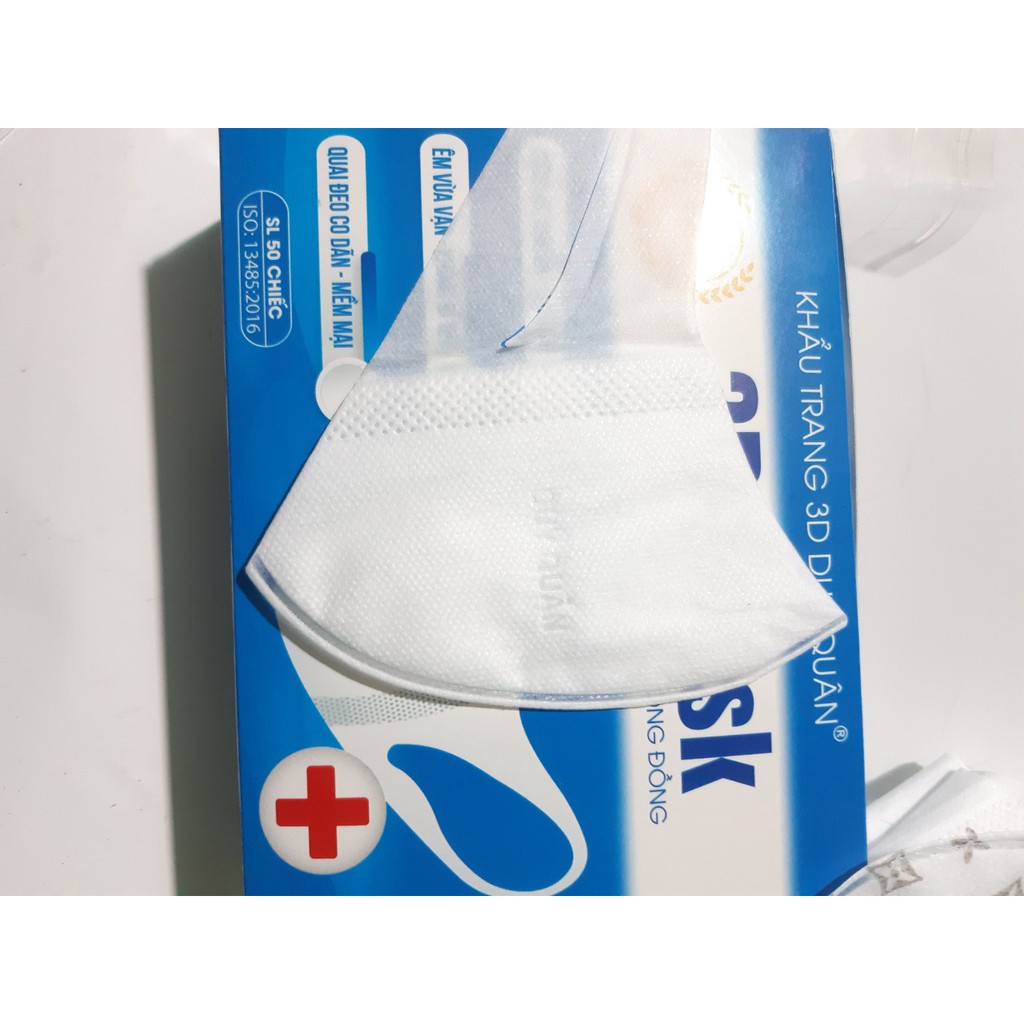 [SALE 3 NGÀY] Gói 10 Chiếc Khẩu trang 3D Mask Duy quân -3D Masuji - 3D LV Quai Bền Vải Dày | BigBuy360 - bigbuy360.vn