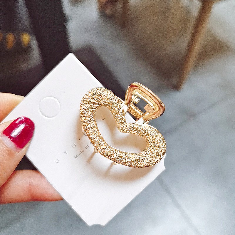Set 5 Kẹp Tóc Càng Cua Hàn Quốc Xi Vàng Cực Đẹp - Hàng Hot Trend