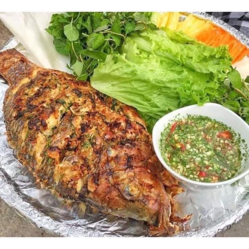 cá nướng của người Thái ở Điện Biên ( cá nướng Tây Bắc)  thơm ngon