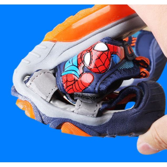 Sandal người nhện Spiderman cực ngầu cho bé trai ( size nhỏ và đại)