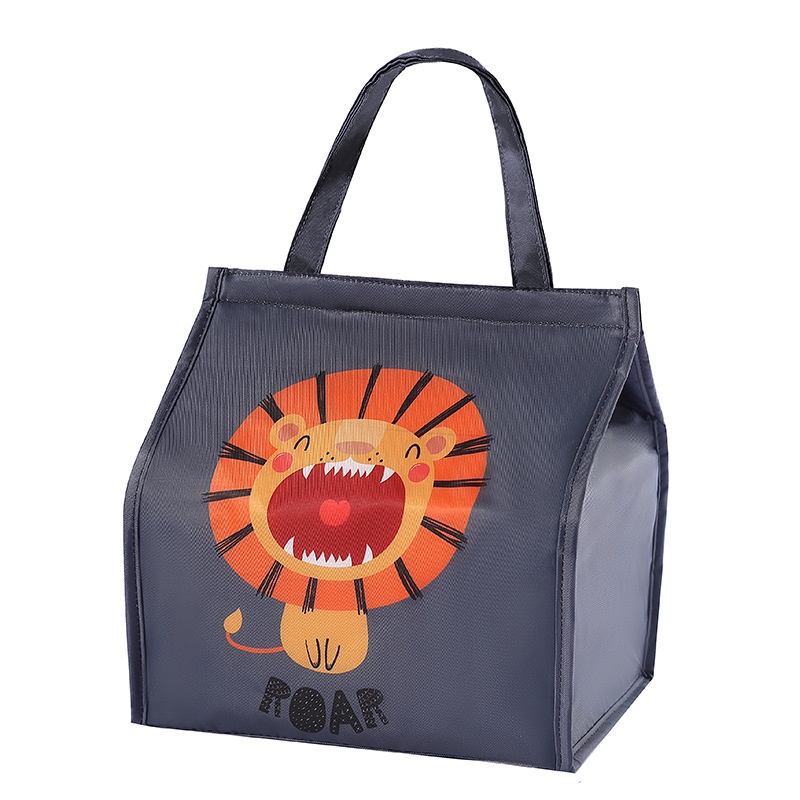 Túi đựng cơm vải Oxford 600D PILOT chống thấm, nhiều lớp có lót nhôm giữ nhiệt, Túi đựng thức ăn văn phòng cách nhiệt tố