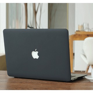 Combo ốp + phủ phím macbook màu đen(TẶNG KÈM NÚT BỊT BỤI+CHỐNG GÃY SẠC)