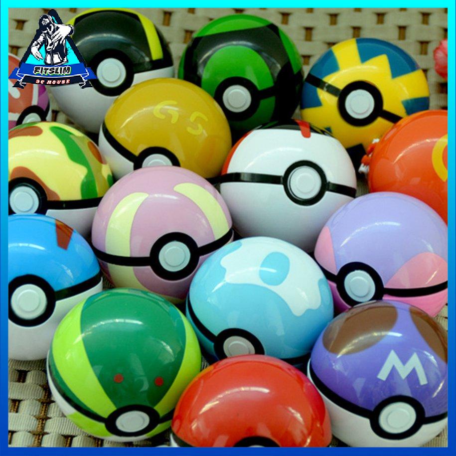 Ném Pop PokeBall Cosplay Pop-up Elf Go Fighting Poke Ball Toy for Kids [8/3]