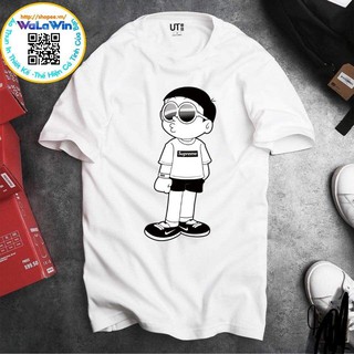 Áo thun tay ngắn đủ size mẫu Nobita