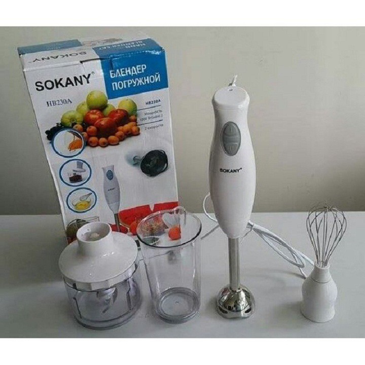 Máy xay thịt cầm tay Sokany