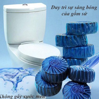 Combo 10 viên tẩy bồn cầu dạng nén khử mùi lâu tan mùi thơm dễ chịu 00210