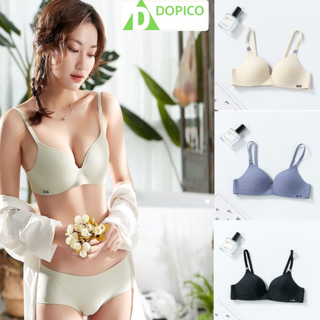 Áo ngực không gọng nữ mút mỏng su thông hơi thoáng khí mặc thoải mái DOPICO A688