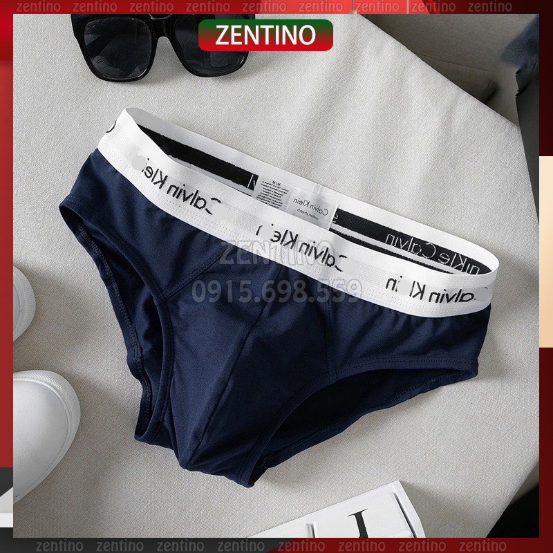 Quần lót nam tam giác thun lạnh - Quần sịp nam tam giác cao cấp co giãn 4 chiều, kháng khuẩn mặc cực thích - Zentino