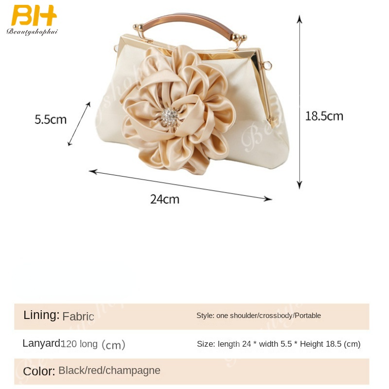 Túi Xách Dự Tiệc Thiết Kế Mới Thời Trang Theo Phong Cách Vintage Cho Nữ