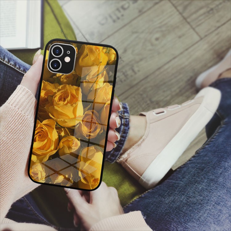 Ốp lưng điện thoại hồng vàng đẹp Iphone 7/7Plus/8/8Plus/X/Xs/Xs Max/11/11 Promax/12/12 Promax OK-PIC20210074