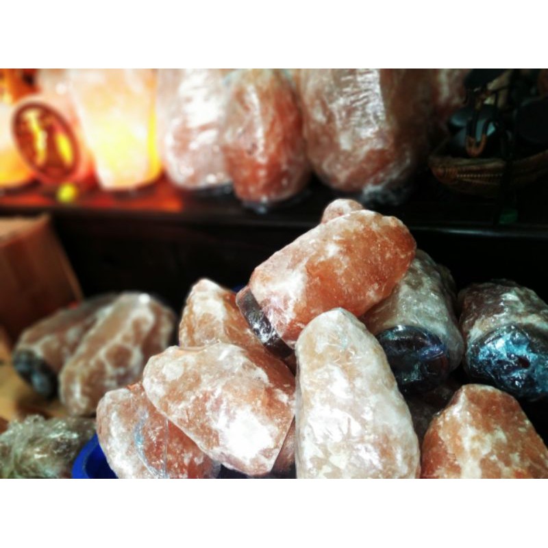 Đèn Đá Muối Himalaya Tự Nhiên 2-7kg + Đèn + 100g Muối Tắm Hoặc Ăn Himalaya- Trang Trí Nhà Cửa | BigBuy360 - bigbuy360.vn