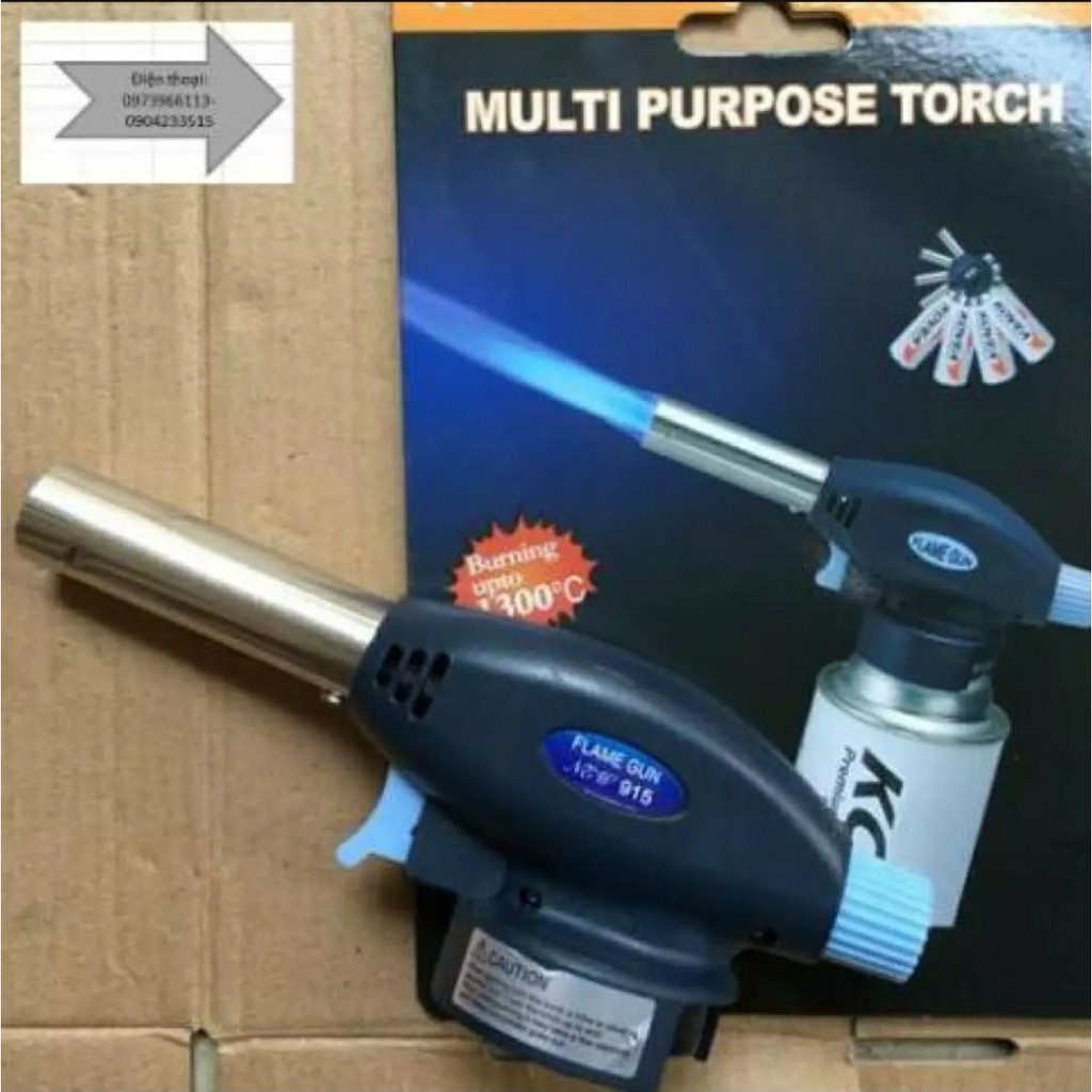 [FREESHIP] Đầu Khò Ga mini tự động mồi Gas thông minh cho nấu nướng, cắm trại...915