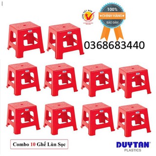Combo 10 ghế lùn sọc duy tân hàng chính hãng