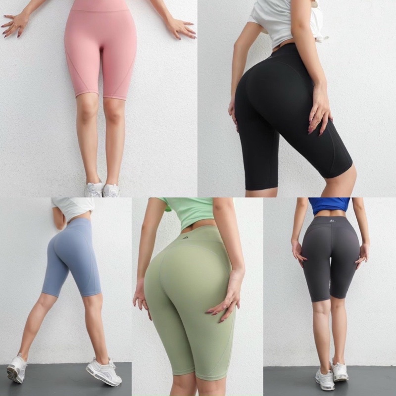 Quần ngố thun nữ Naqi cao cấp gym,thể thao,yoga