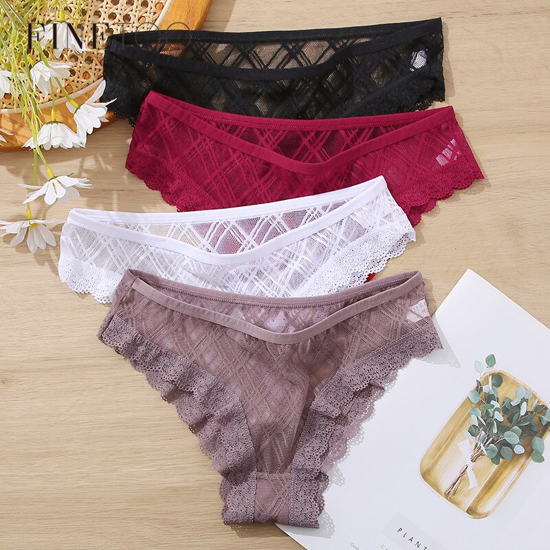Set 3 quần lót ren Take Talk xuyên thấu gợi cảm size M-2Xl
