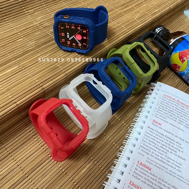 Bộ dây liền ốp apple watch (phong cách thể thao G-$ock)