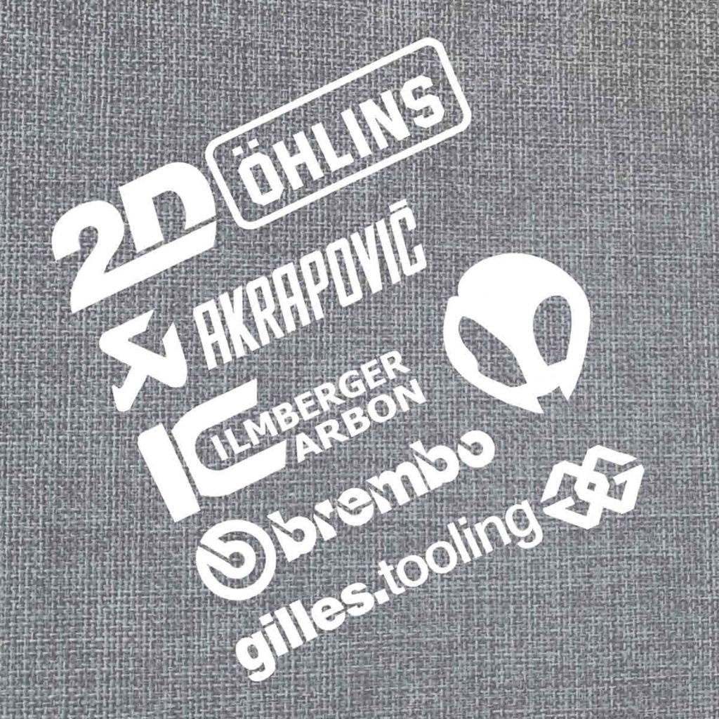 BMW HP4 Nhãn dán Xe máy Bên Bảng điều khiển Phản chiếu Đề can Không thấm nướcKem chống nắng Dán trang trí xe máy vết xước che đậy Nhãn dán